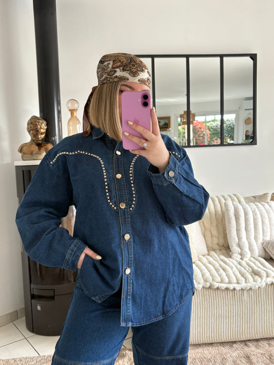 Ensemble chemise jean