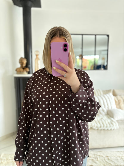 Chemise à pois