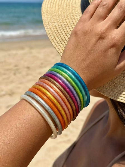 Joncs colorés