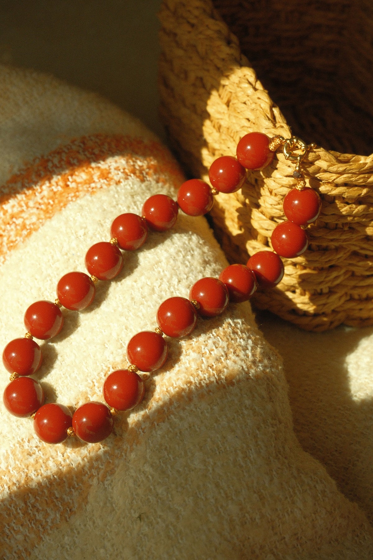Collier Coquelicot