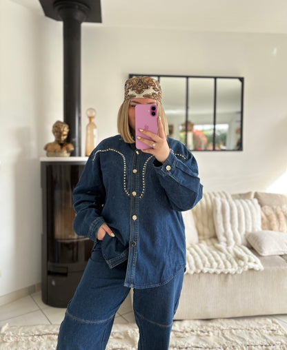 Ensemble chemise jean