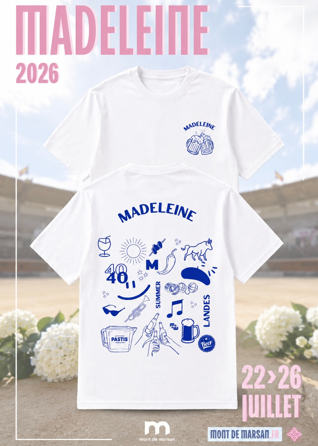 T-shirt Madeleine💙