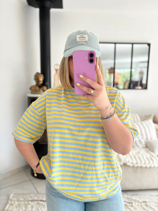 T-shirt rayé casual