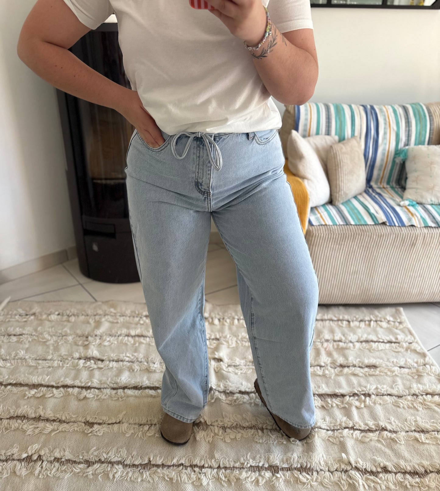 Jean bleu casual