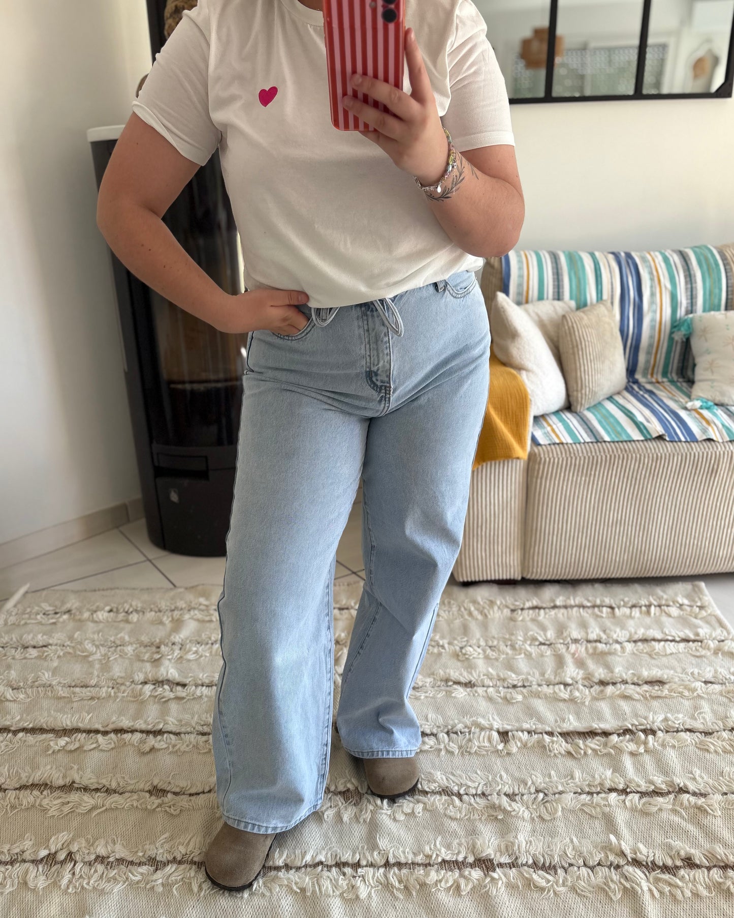 Jean bleu casual
