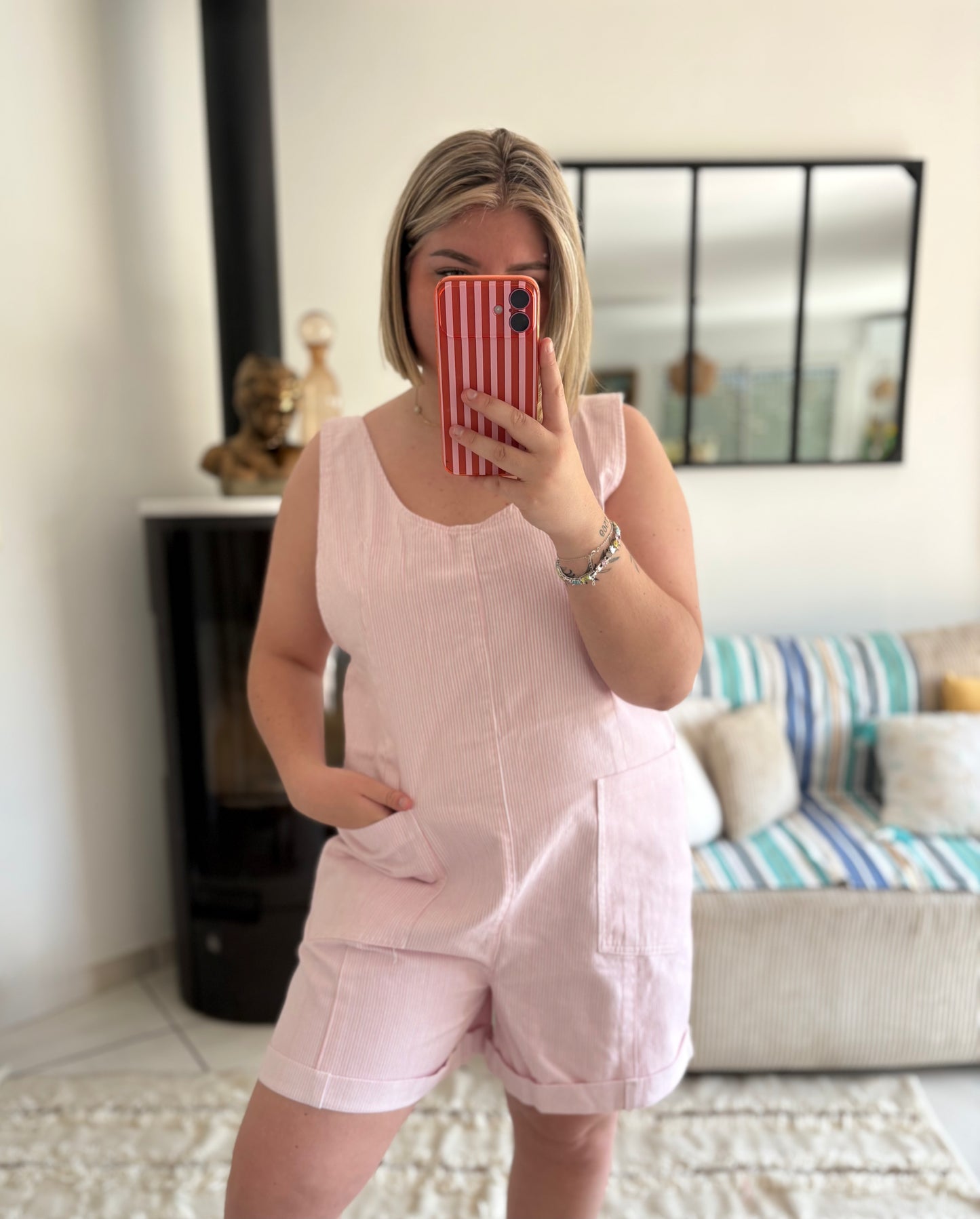 Combinaison rayée 🌸