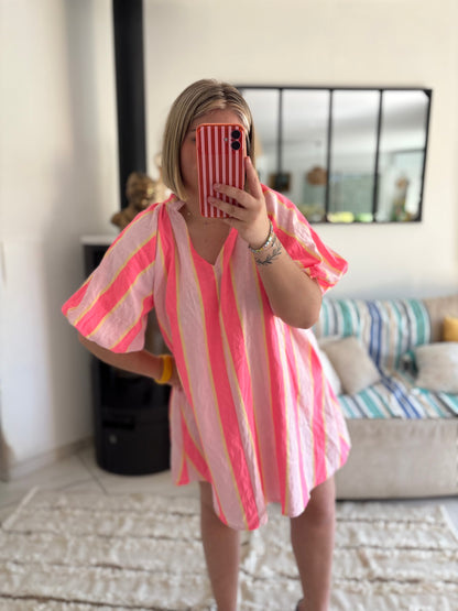 Robe rayée