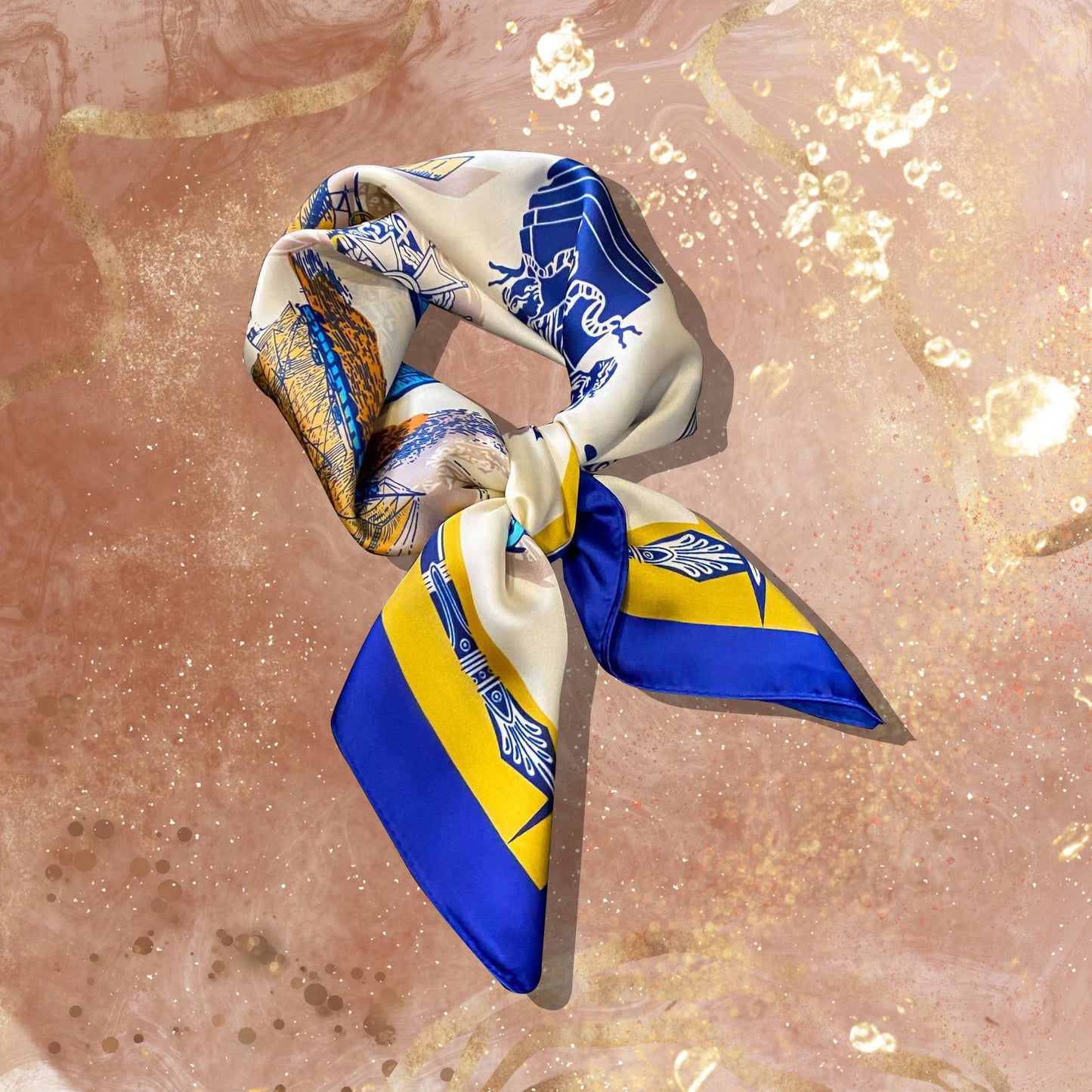 Foulard bleu