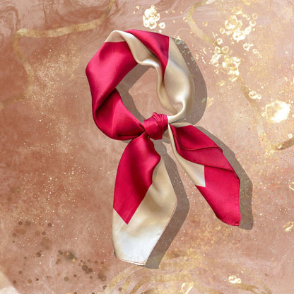 Foulard rose